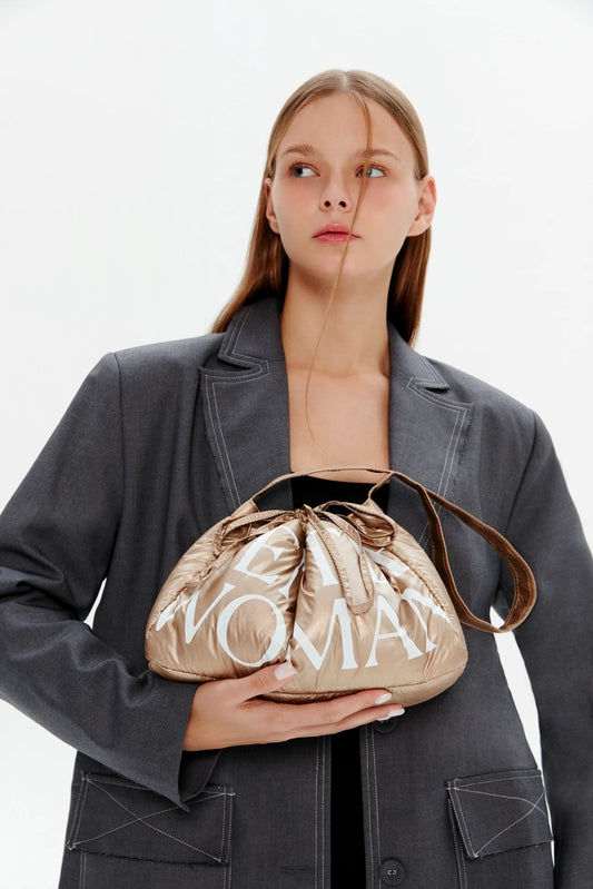 Gentlewoman Dumpling Bag : Golden Champagne