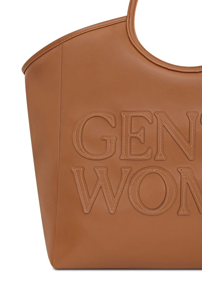 GW Carryall PU Tote : Light Brown