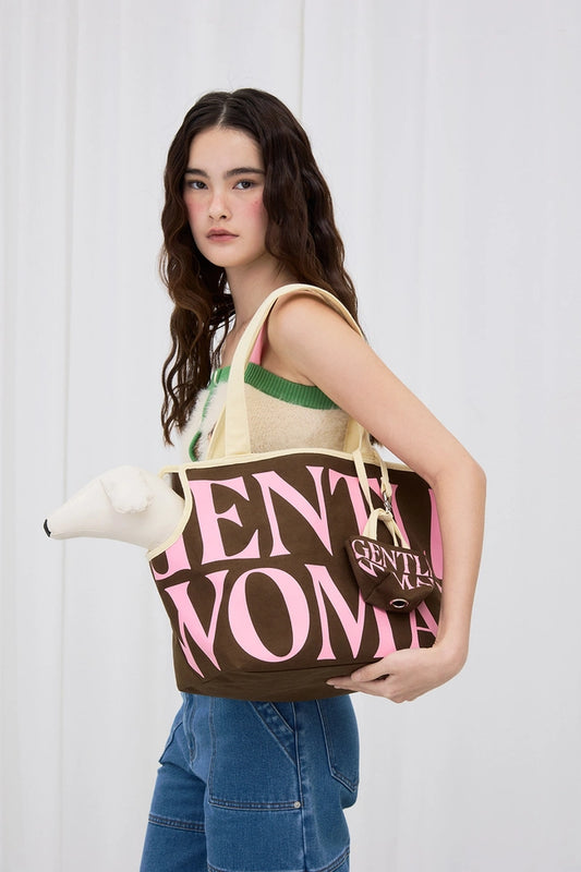 The Companion Pet Carrier Bag with Poop Bag Holder : Brown