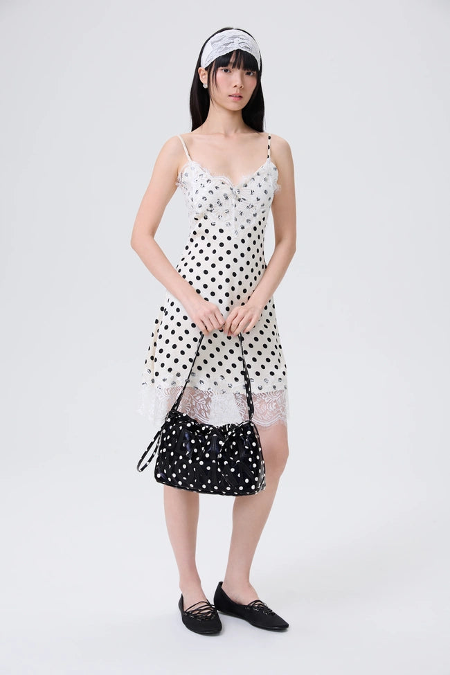 Polka Dot Dumpling : Black