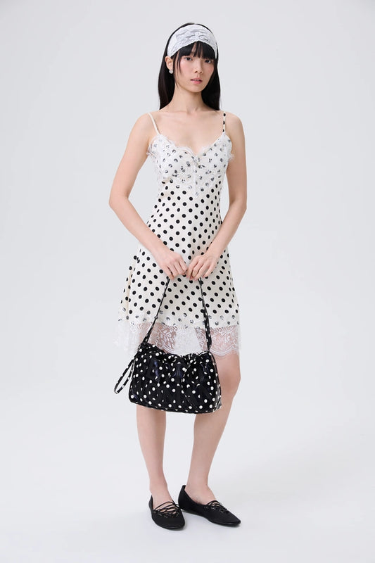 Polka Dot Dumpling : Black