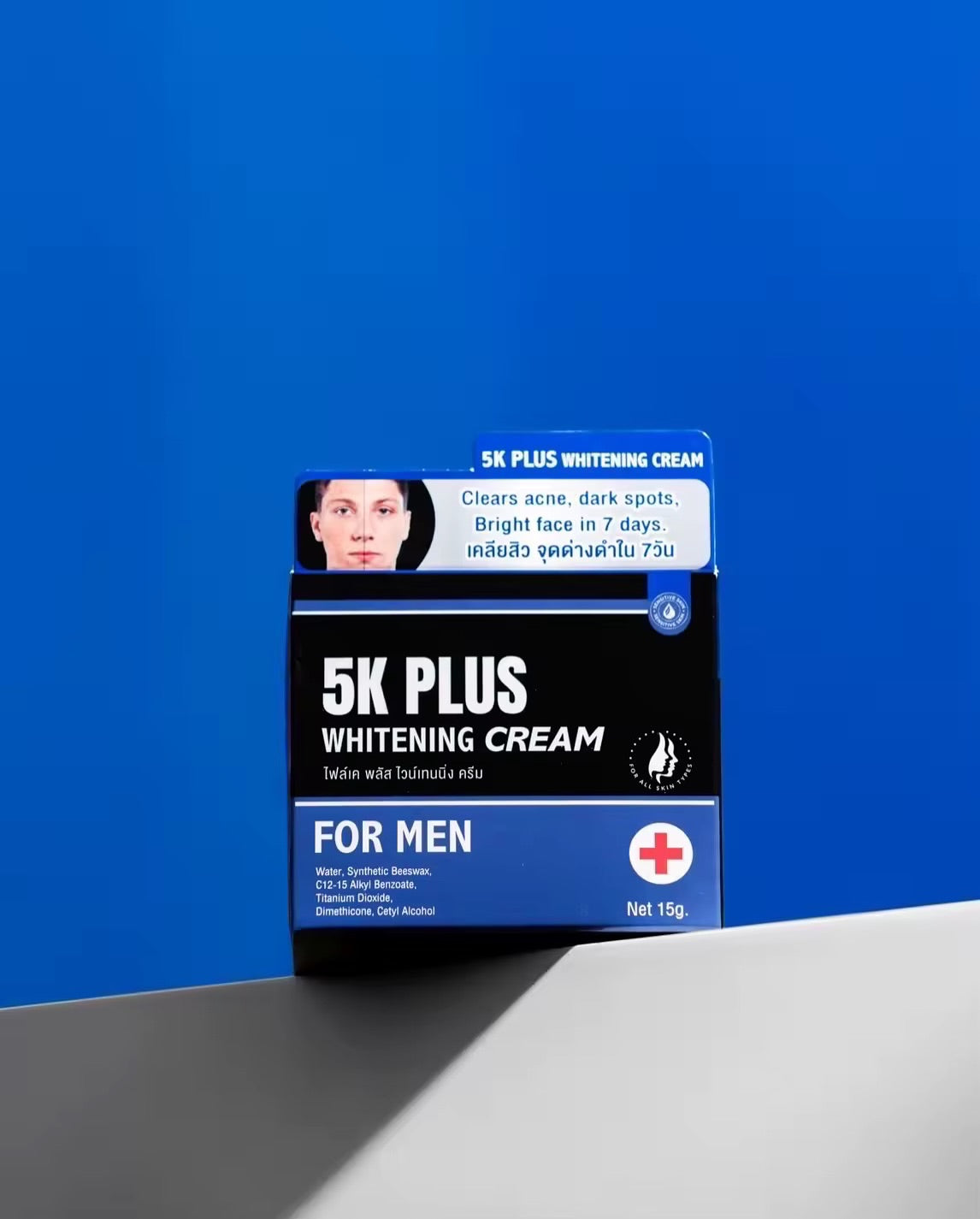 5K Plus Whitening Cream For Men 15g