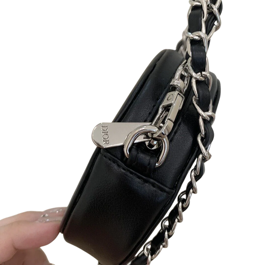 Dior Beauty Vanity Round Bag with Sling Chain