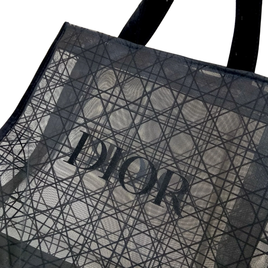 Dior Mesh Tote Bag - Black