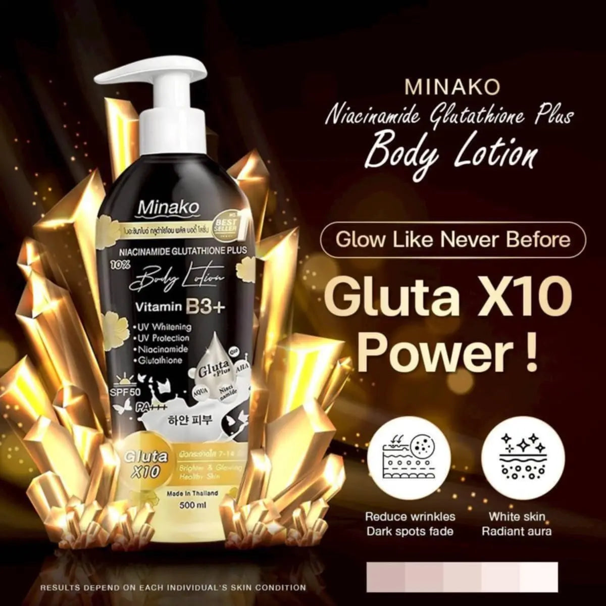 Minako Lotion with SPF50 500ml