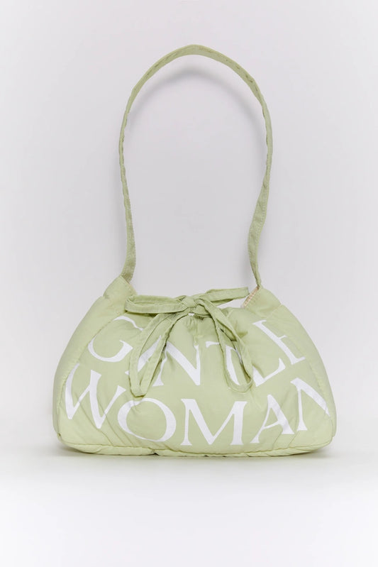 Gentlewoman Dumpling Bag : Green Spinach
