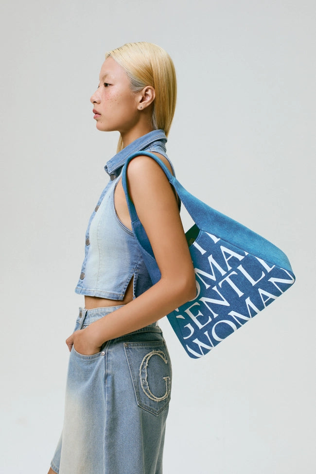 Denim Hobo Bag