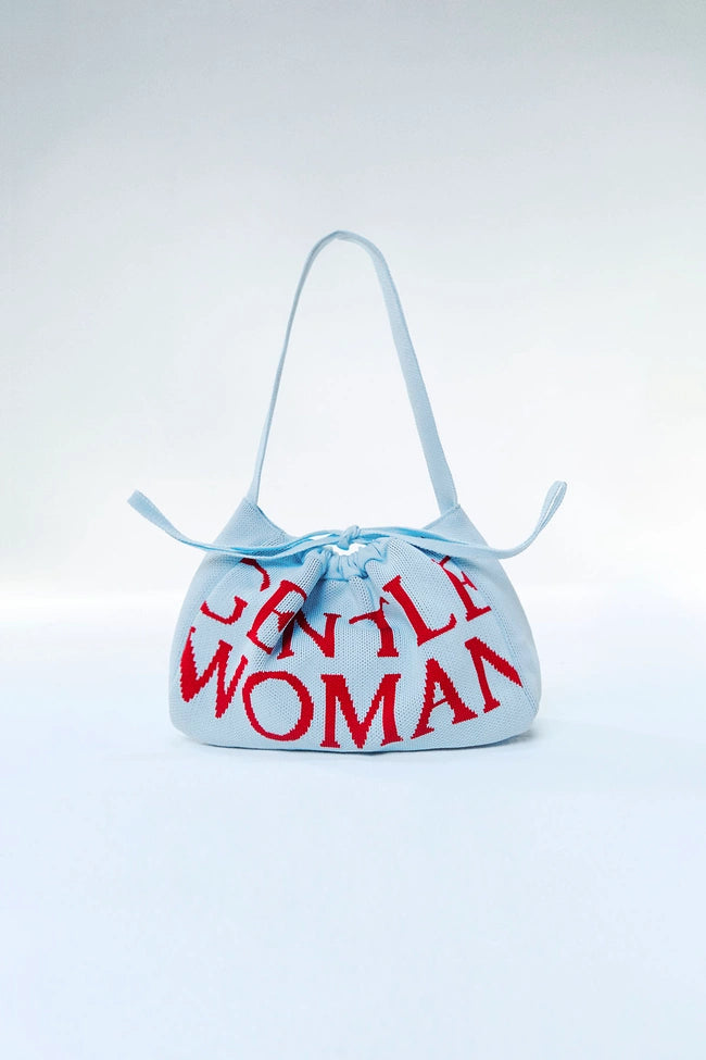 Gentlewoman Knit Dumpling Bag : Berry Beachwave