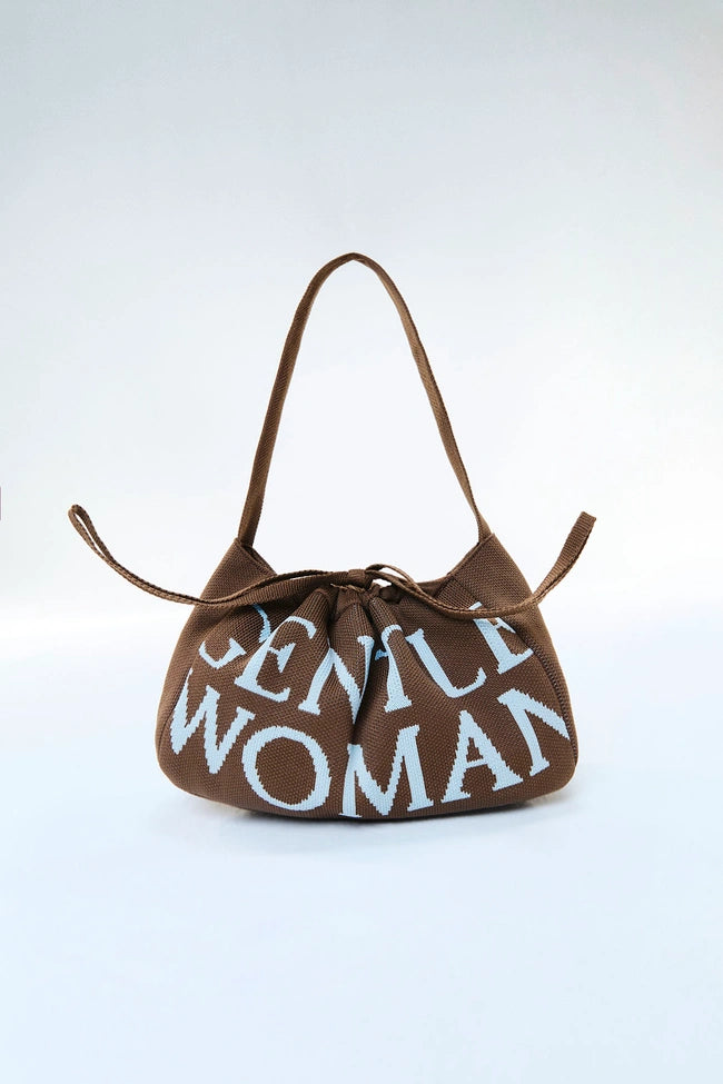 Gentlewoman Knit Dumpling Bag : Coconut Bleu