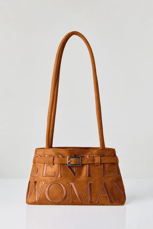 SUEDE BALLERINA Bag : Brown