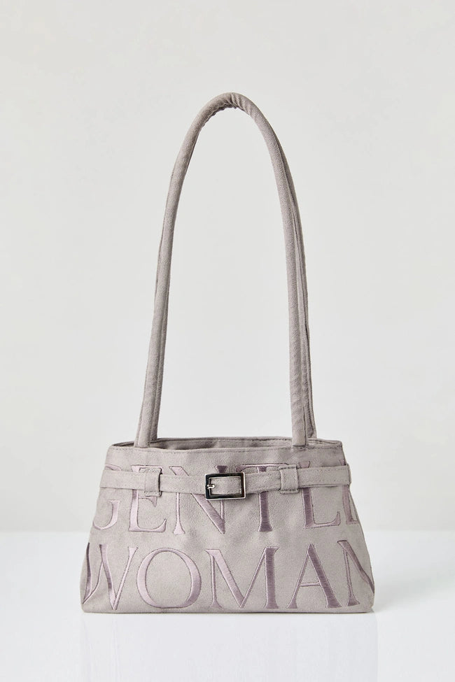 SUEDE BALLERINA Bag : Grey