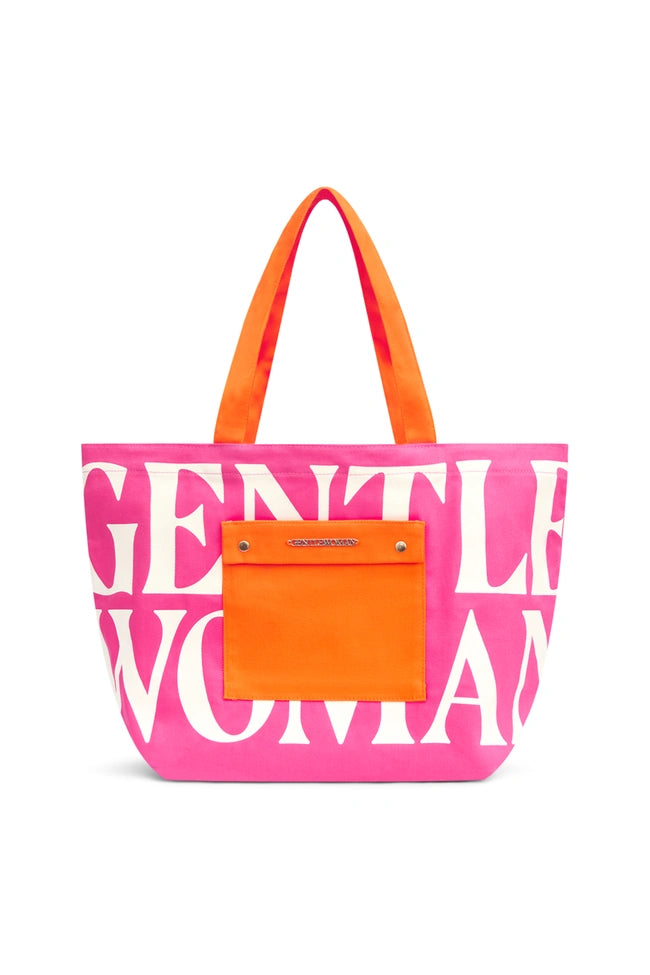GW Painted Wall Tote: Pink
