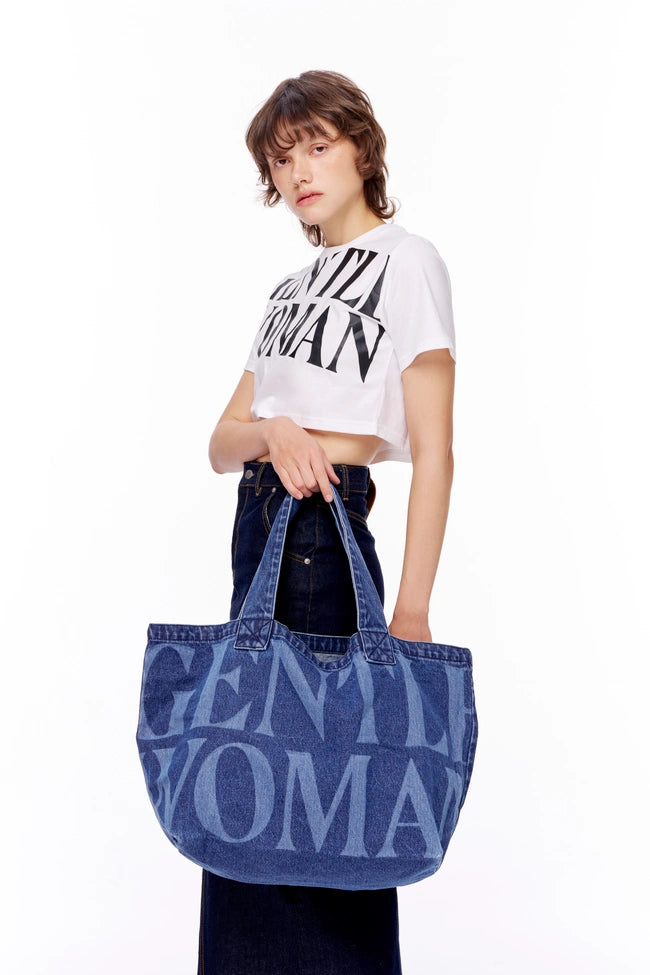 Gentlewoman Denim Jumbo Tote Bag