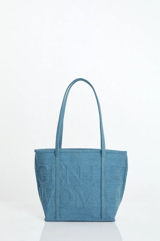 Denim Soiree Hauler Bag : Light Blue