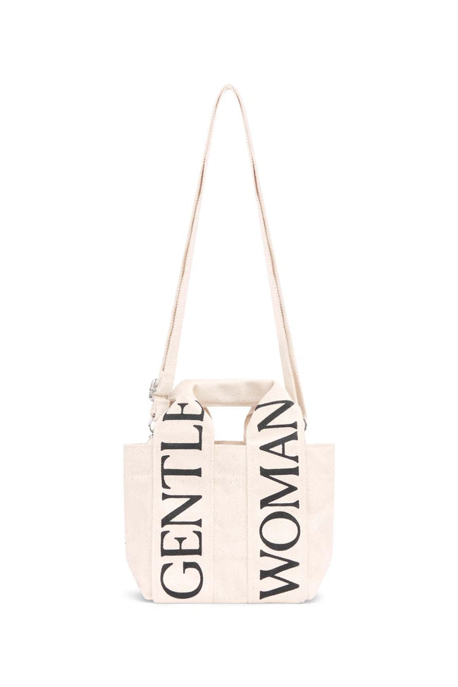 GW Logo Strap Micro Tote Bag : Cream