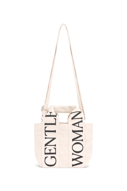 GW Logo Strap Micro Tote Bag : Cream