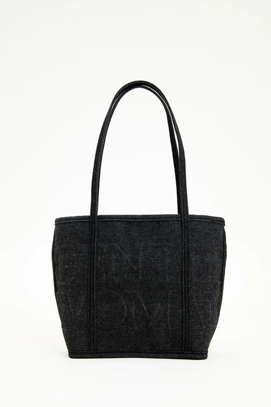 Denim Soiree Hauler Bag : Black