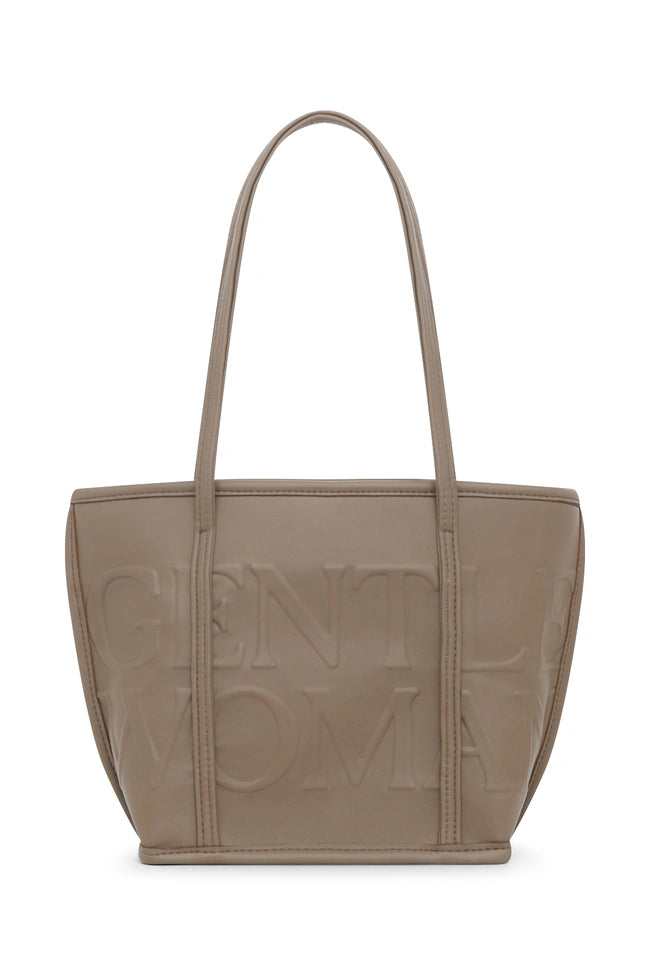 Leather Soiree Hauler Bag : Dark Brown