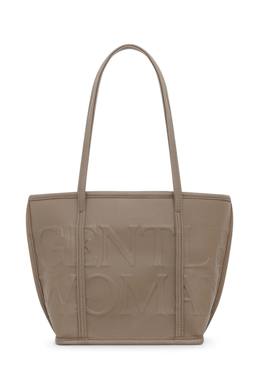 Leather Soiree Hauler Bag : Dark Brown