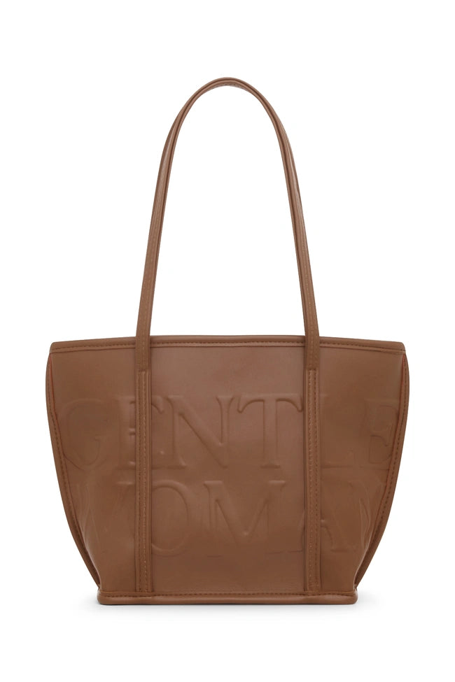 Leather Soiree Hauler Bag : Light Brown