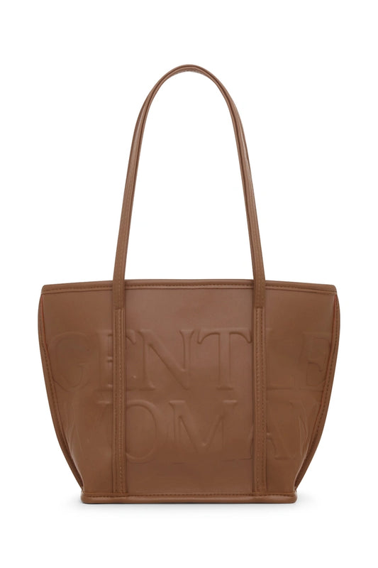 Leather Soiree Hauler Bag : Light Brown