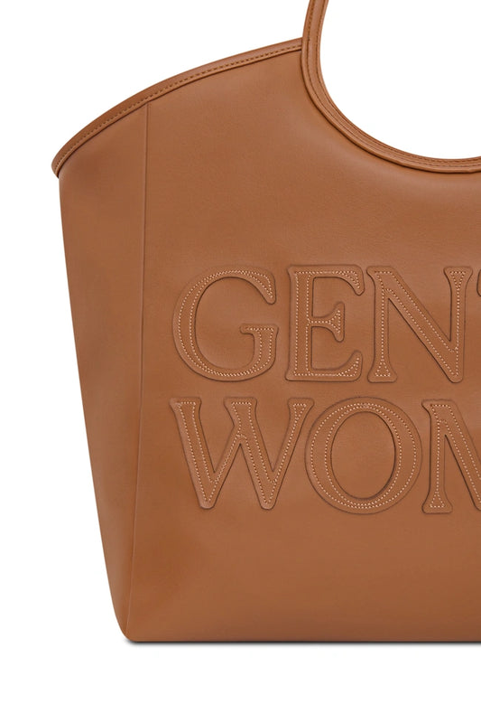 GW Carryall PU Tote : Light Brown