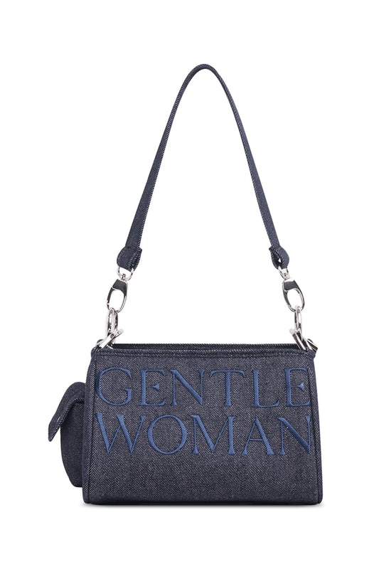 Gentlewoman Double Shoulder Bag : NAVY