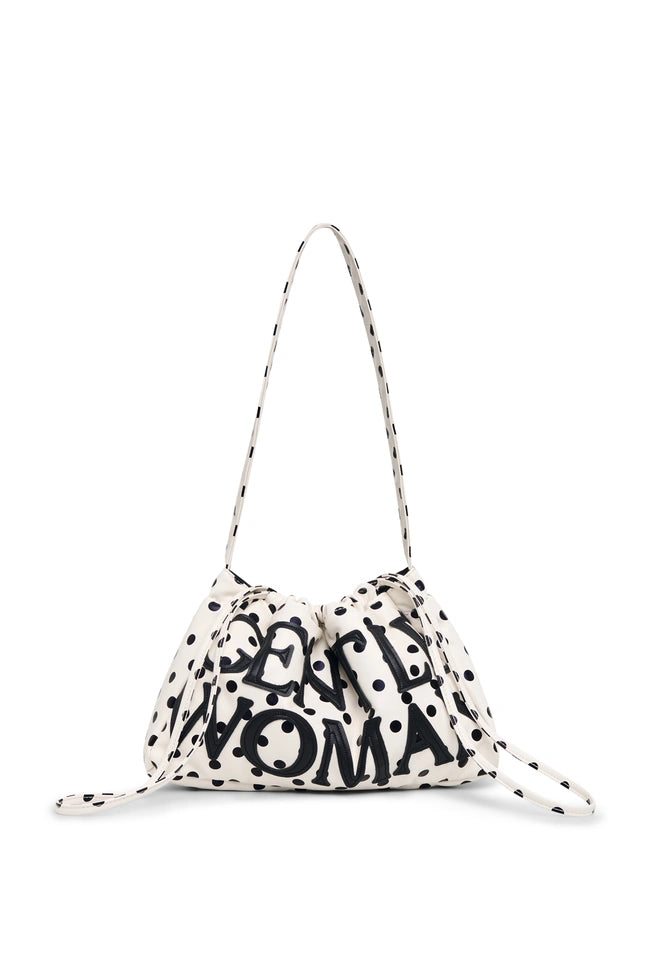 Polka Dot Dumpling : White