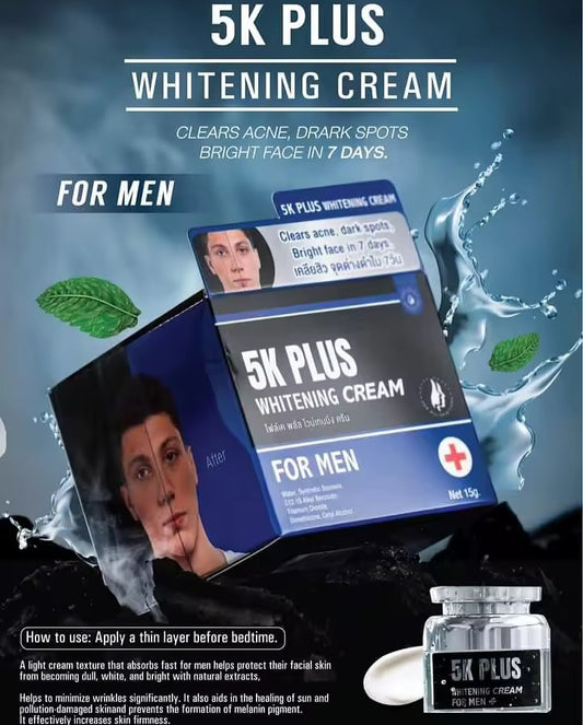 5K Plus Whitening Cream For Men 15g