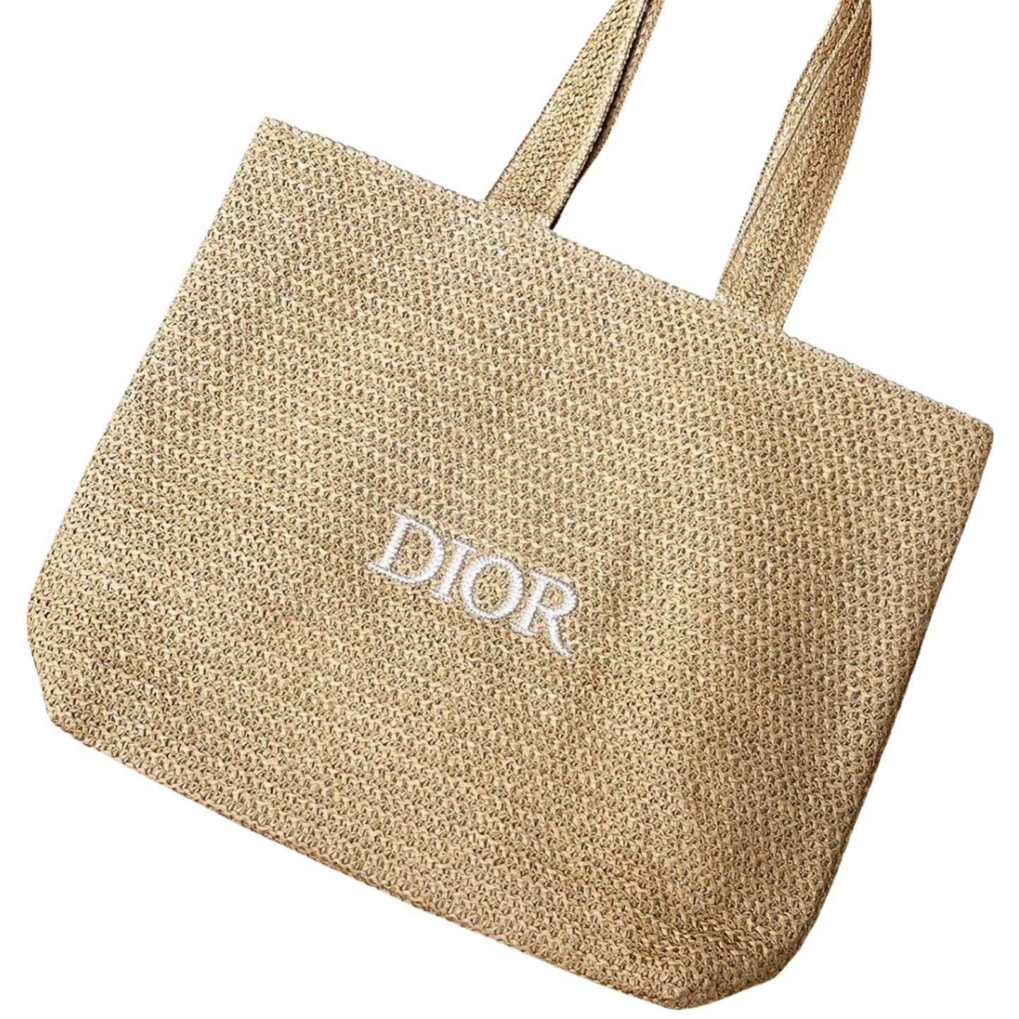 Dior Beauty Raffia Tote Bag - Beige