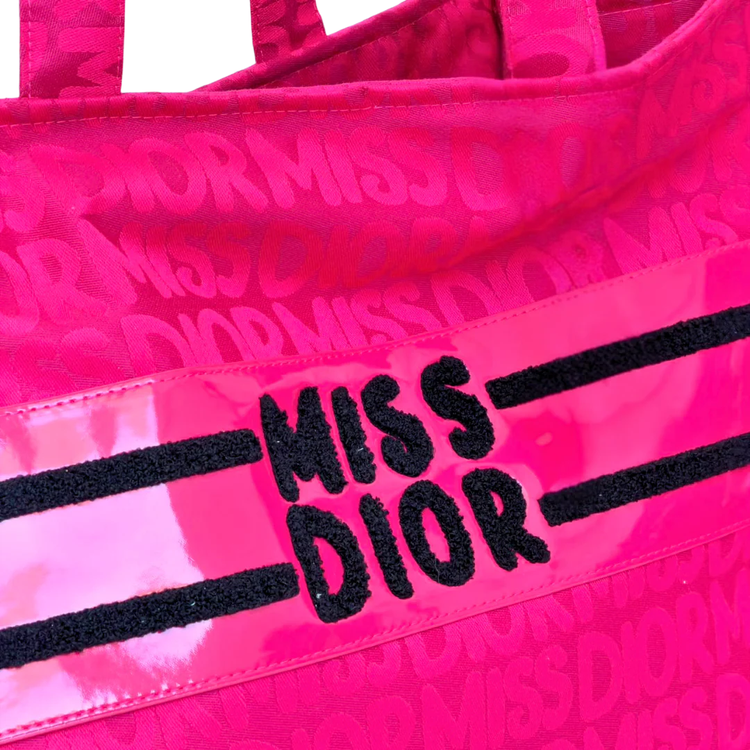 Dior Miss Dior Tote Bag - Dark Pink