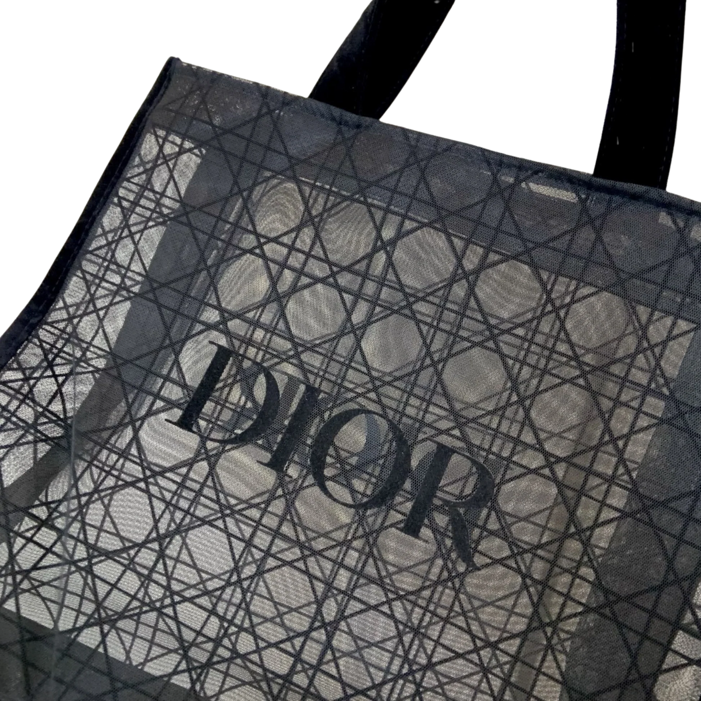 Dior Mesh Tote Bag - Black