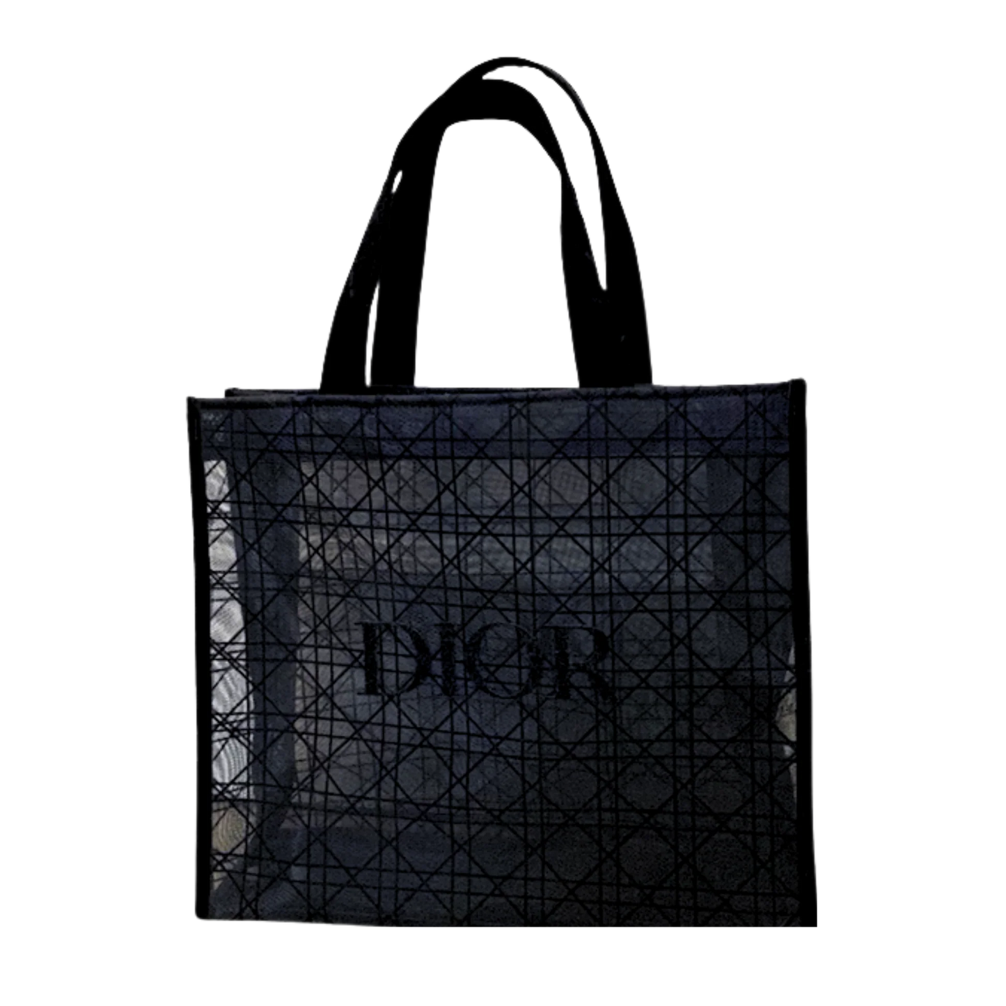 Dior Mesh Tote Bag - Black