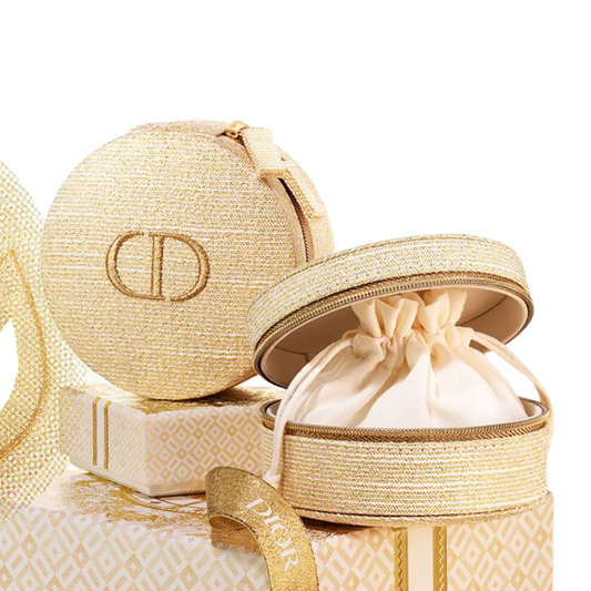 Dior Holiday Mini Jewelry Case - Gold