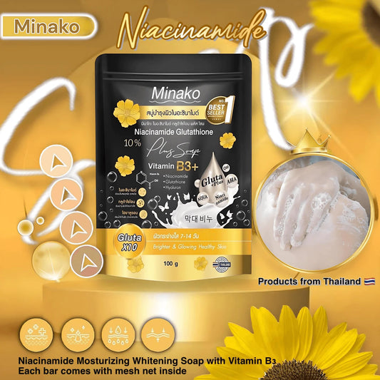 Minako Niacinamide Glutathione Plus Soap - 100g