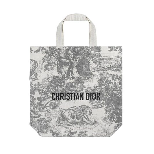 Christian Dior Exclusive Fabric Tote Bag - Grey